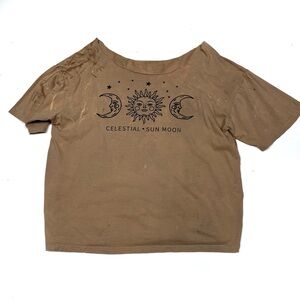 SHEIN Oversized Off The Shoulder Top Sz S